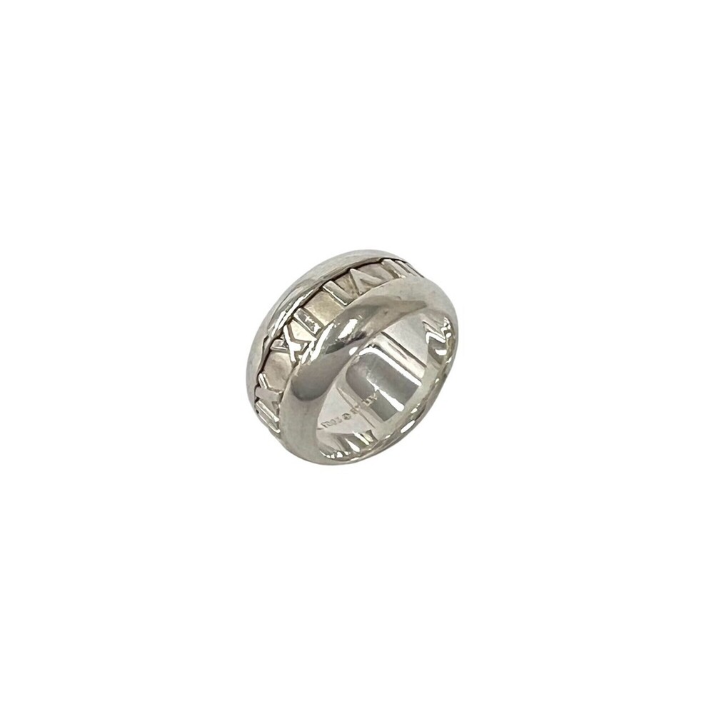 TIFFANY&Co. Tiffany Atlas Wide Ring, Sterling Silver 925, Accessory, Women's/...